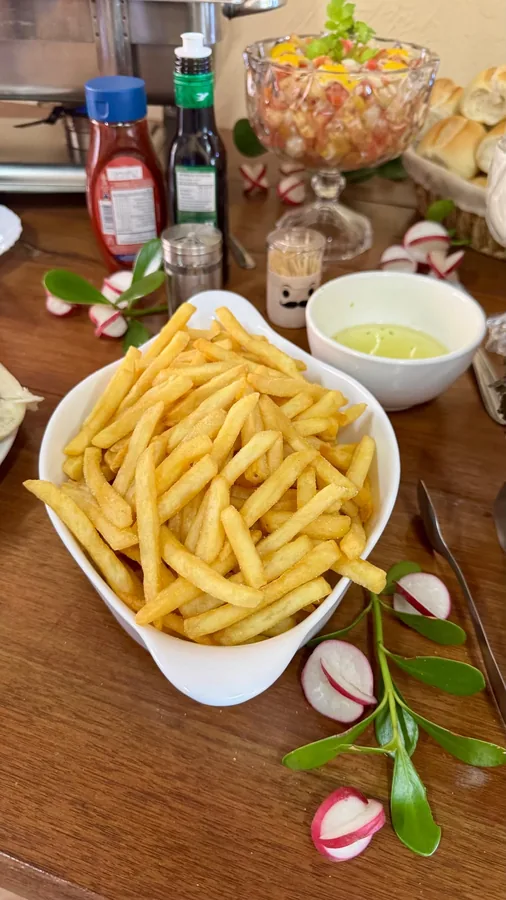 Serviço de churrasco completo montado para confraternização